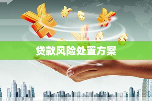 观塘贷款风险处置方案