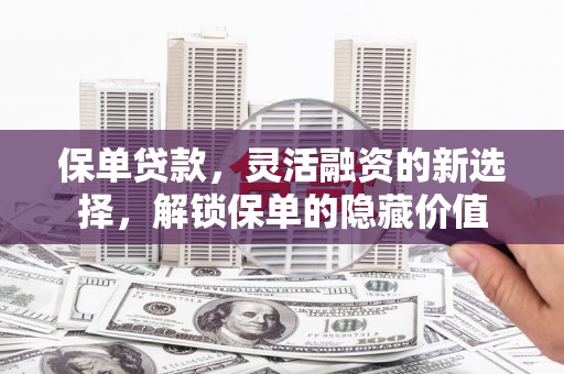 乌拉特中旗保单贷款，灵活融资的新选择，解锁保单的隐藏价值