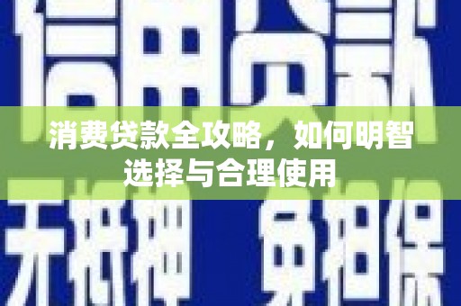 台东消费贷款全攻略，如何明智选择与合理使用