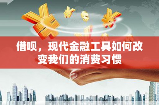 临沧借呗，现代金融工具如何改变我们的消费习惯