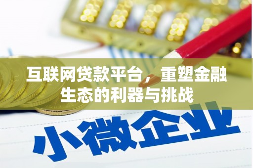 文安互联网贷款平台，重塑金融生态的利器与挑战