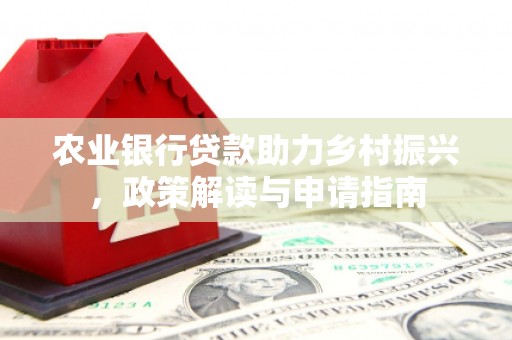 纳溪农业银行贷款助力乡村振兴，政策解读与申请指南