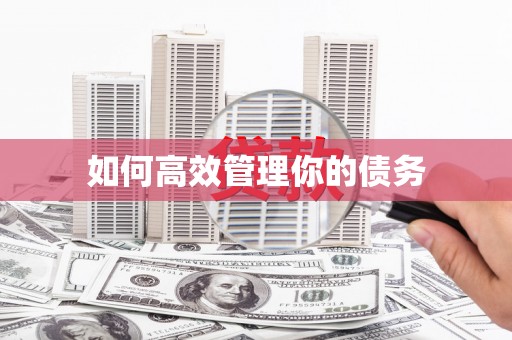 郊区如何高效管理你的债务