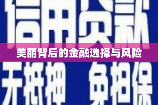 天桥美丽背后的金融选择与风险