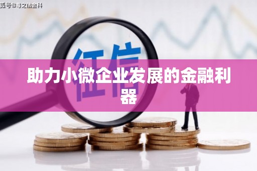 大堂助力小微企业发展的金融利器